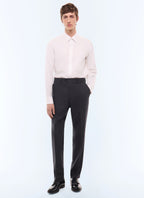 Pantalon de costume en flanelle Anthracite