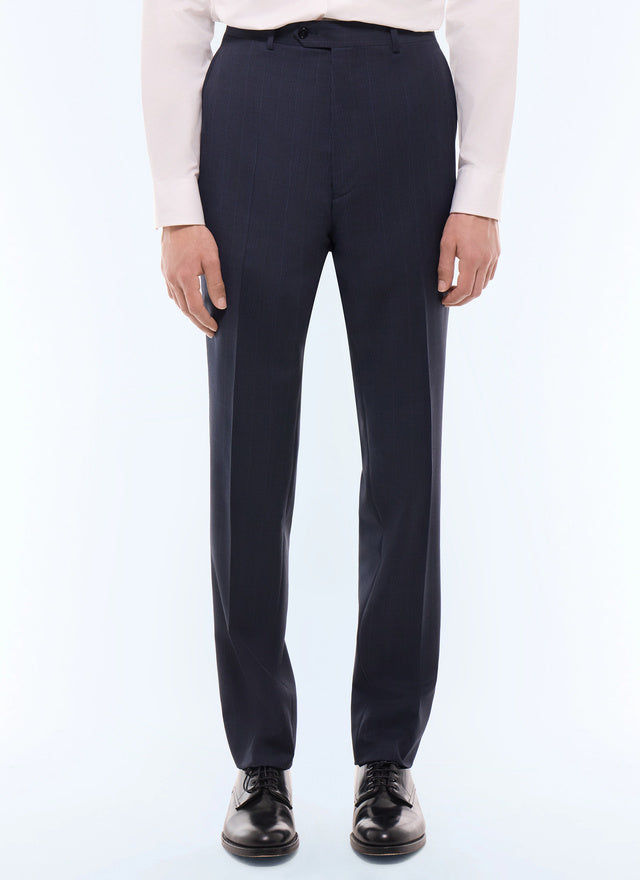 Pantalon de costume Prince de Galles Marine