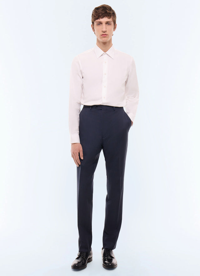 Pantalon de costume Prince de Galles Marine
