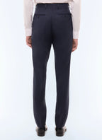 Pantalon de costume Prince de Galles Marine