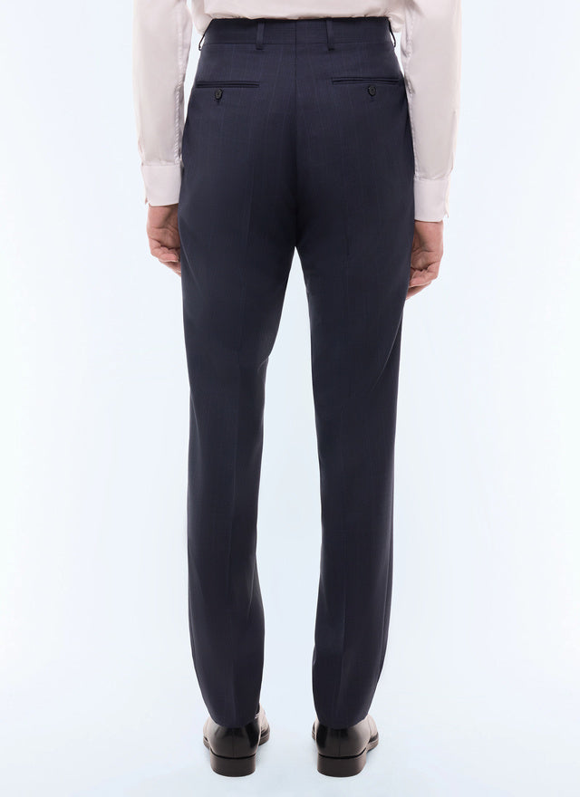 Pantalon de costume Prince de Galles Marine