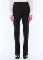 Pantalon de costume en laine fresco Noir