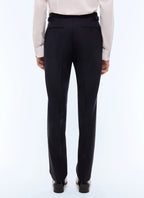 Pantalon de smoking à bande de satin Marine