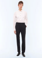 Pantalon de smoking à bande de satin Noir