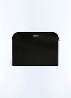 Porte-documents en cuir Saffiano Noir