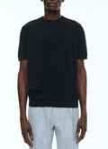 T-shirt bleu marine en coton Bleu marine