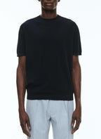 T-shirt bleu marine en coton Bleu marine
