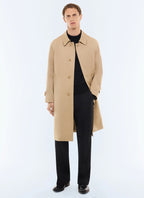 Trench en toile de coton déperlante Beige