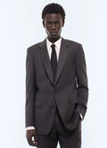 Veste de costume à micro carreaux Anthracite