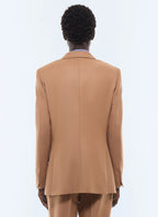 Veste de costume en flanelle Camel