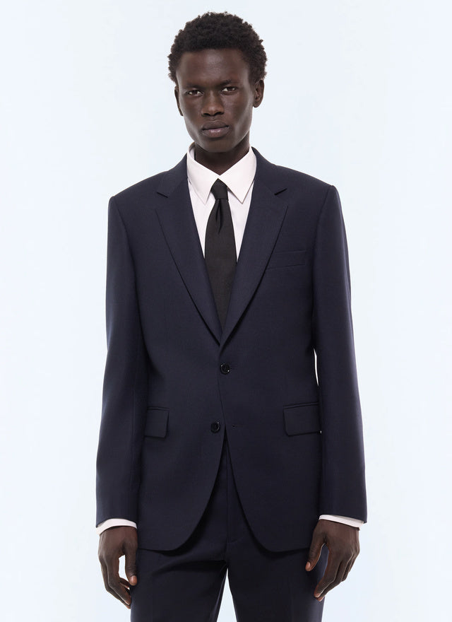 Veste de costume en flanelle Marine