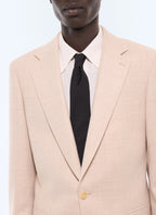 Veste de costume en flanelle Naturel