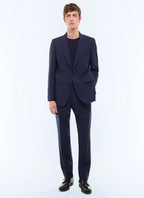 Veste de costume en laine fresco Petrole