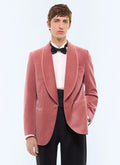 Veste de smoking en velours ROSE